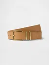 Gap Factory Skinny Vegan-leather Belt In Brown