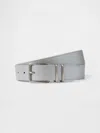 Gap Factory Skinny Vegan-leather Belt In Gray
