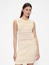 Gap Factory Sleeveless Mixed-stitch Sweater Tank Top In Neutral