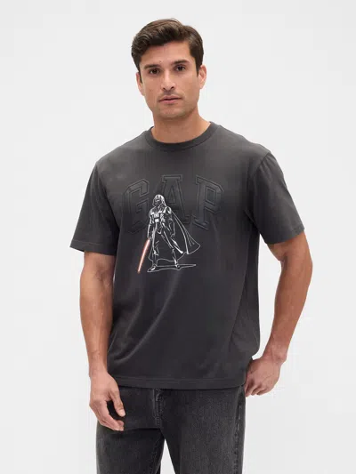 Gap Factory Star Wars™ Everyday Soft Relaxed Graphic T-shirt In Black