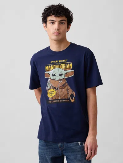 Gap Factory Star Wars™ Everyday Soft Relaxed Graphic T-shirt In Blue