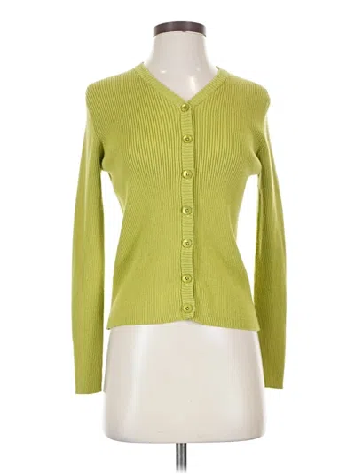 Pre-owned Gap Factory Store Cardigan Sweater In Green