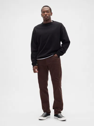 Gap Factory Straight Corduroy Pants In Brown