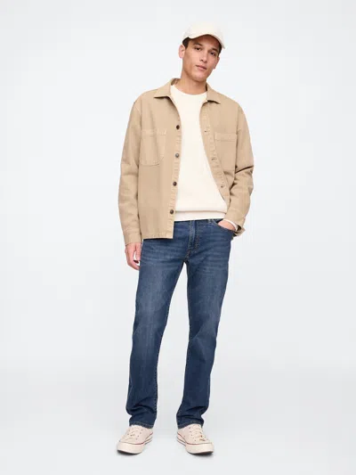 Gap Factory Straight Jeans In Blue