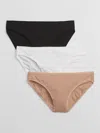 Gap Factory Stretch Cotton Bikini (3-pack) In Multi