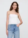 Gap Factory Stretch Jersey Tube Top In White