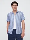 Gap Factory Stretch Poplin Shirt In Standard Fit In Multi