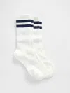 Gap Factory Stripe Crew Socks (2-pack) In White