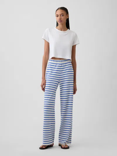 Gap Factory Stripe Pull-on Pants In Blue