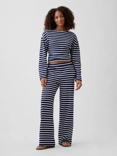 Gap Factory Stripe Pull-on Pants In Blue
