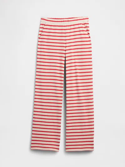 Gap Factory Stripe Pull-on Pants In Red