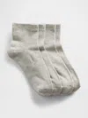 Gap Factory Studio Quarter Crew Socks (2-pack) In Gray