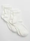 Gap Factory Studio Quarter Crew Socks (2-pack) In White