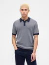 Gap Factory Sweater Polo Shirt Shirt In Blue