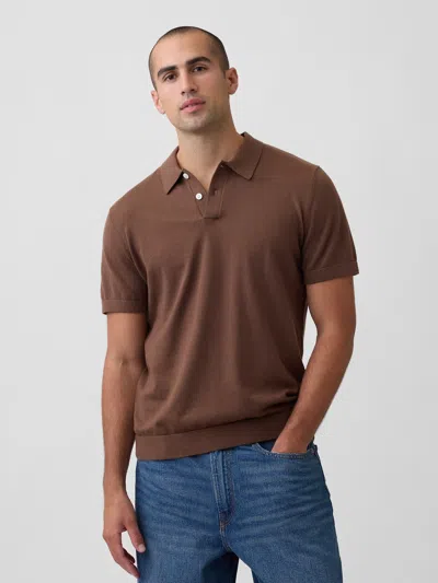 Gap Factory Sweater Polo Shirt Shirt In Multi