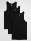 Gap Factory Tank Top (3-pack) In Black