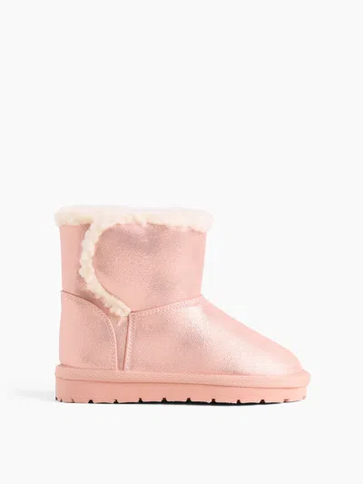 Gap Factory Babies' Toddler Cozy Boots In Pink