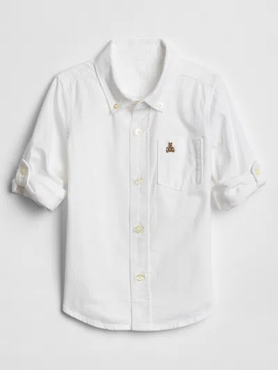Gap Factory Babies' Toddler Oxford Convertible Shirt In White