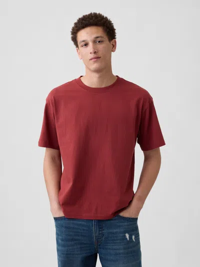 Gap Factory Vintage Soft Boxy T-shirt In Red