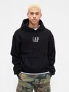 Gap Factory Vintage Soft Oversized Gap Mini-logo Hoodie In Black