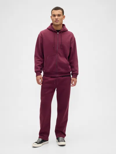 Gap Factory Vintage Soft Straight-leg Sweatpants In Red