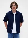 Gap Factory Waffle Shirt In Boxy Fit In Blue