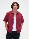 Gap Factory Waffle Shirt In Boxy Fit In Multi