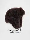 Gap Faux Fur Trapper Hat In Brown