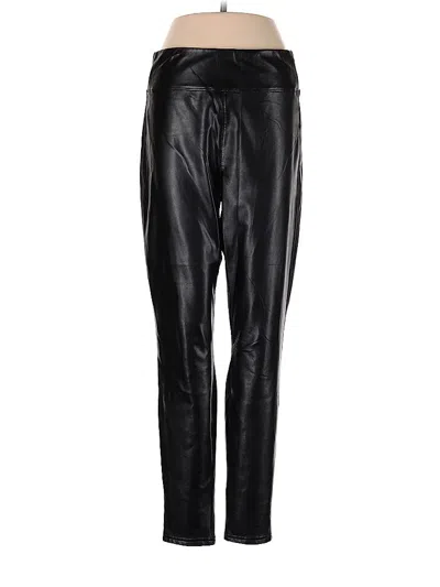 Pre-owned Gap Faux Leather Pants In Black