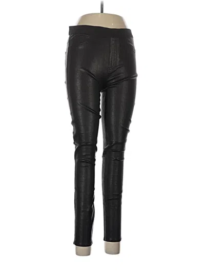 Pre-owned Gap Faux Leather Pants In Black