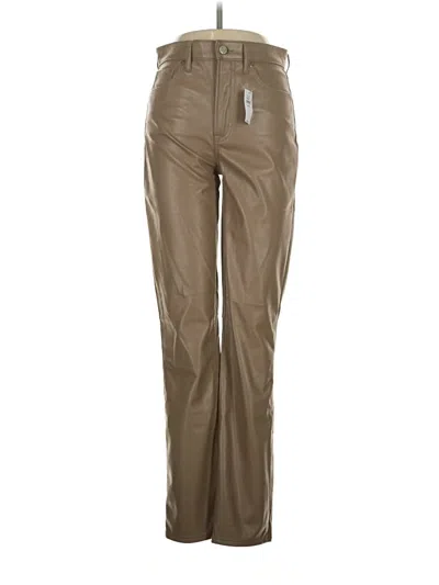 Gap Faux Leather Pants In Tan
