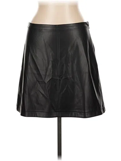 Gap Faux Leather Skirt In Black