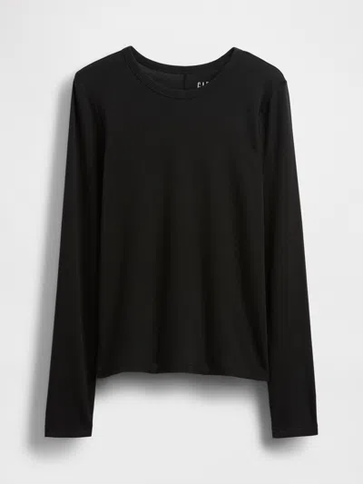 Gap Featherweight Crewneck T-shirt In Black