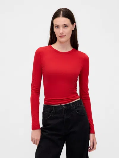 Gap Featherweight Crewneck T-shirt In Red