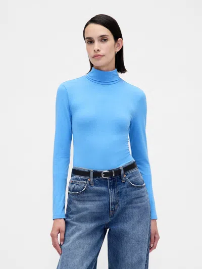 Gap Featherweight Turtleneck In Blue