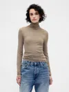 Gap Featherweight Turtleneck In Gray