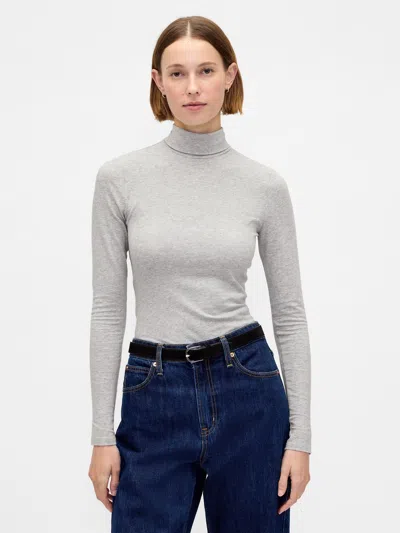 Gap Featherweight Turtleneck In Gray