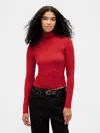 Gap Featherweight Turtleneck In Red