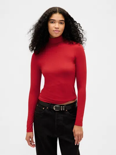 Gap Featherweight Turtleneck In Red