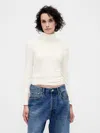 Gap Featherweight Turtleneck In White