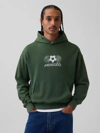Gap Fifa World Cup™ Vintagesoft Terry Oversized Hoodie In Red