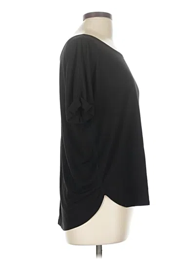 Pre-owned Gap Fit 3/4 Sleeve T-shirt In Black