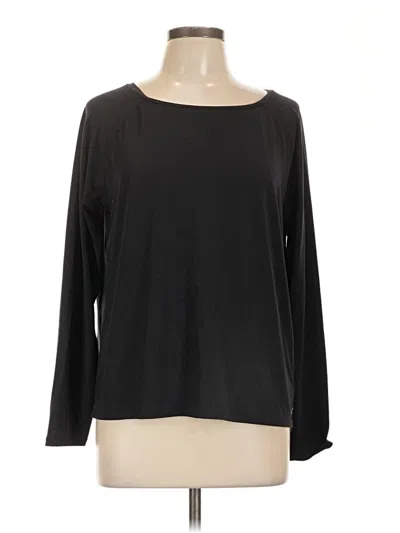 Pre-owned Gap Fit 3/4 Sleeve T-shirt In Black