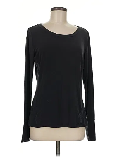 Pre-owned Gap Fit 3/4 Sleeve T-shirt In Black