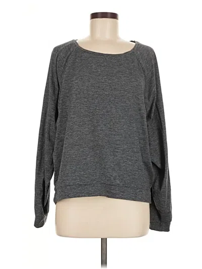 Pre-owned Gap Fit 3/4 Sleeve T-shirt In Gray