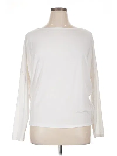 Pre-owned Gap Fit 3/4 Sleeve T-shirt In Ivory