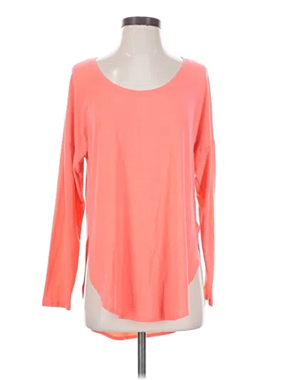 Pre-owned Gap Fit 3/4 Sleeve T-shirt In Orange