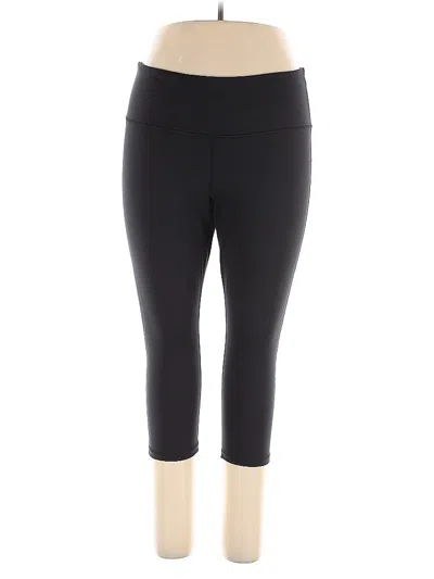 Pre-owned Gap Fit Active Pants In Black