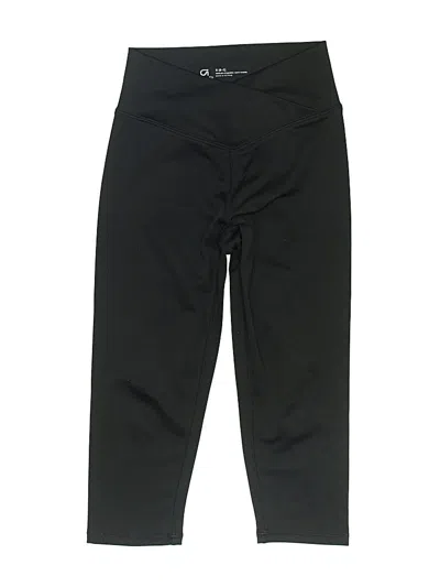 Pre-owned Gap Fit Kids' Active Pants In Black