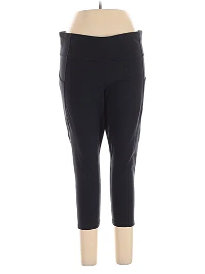 Pre-owned Gap Fit Active Pants In Black